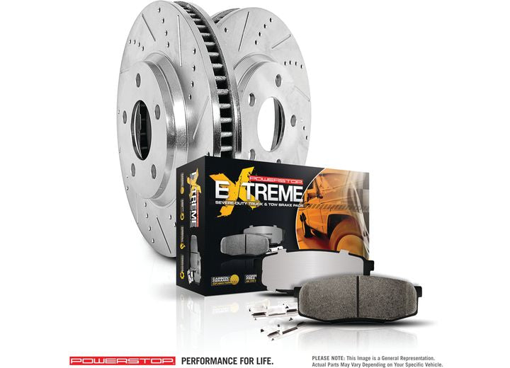 Power Stop Z36 Truck & Tow Brake Kit for 2018-2024 Jeep Wrangler - K7943-36 - image 1