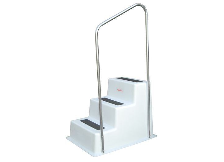 Taylor Made Aluminum Hand Rail for SafeStep Triple Step Models (26"W x 58"H) - 47301 - image 1
