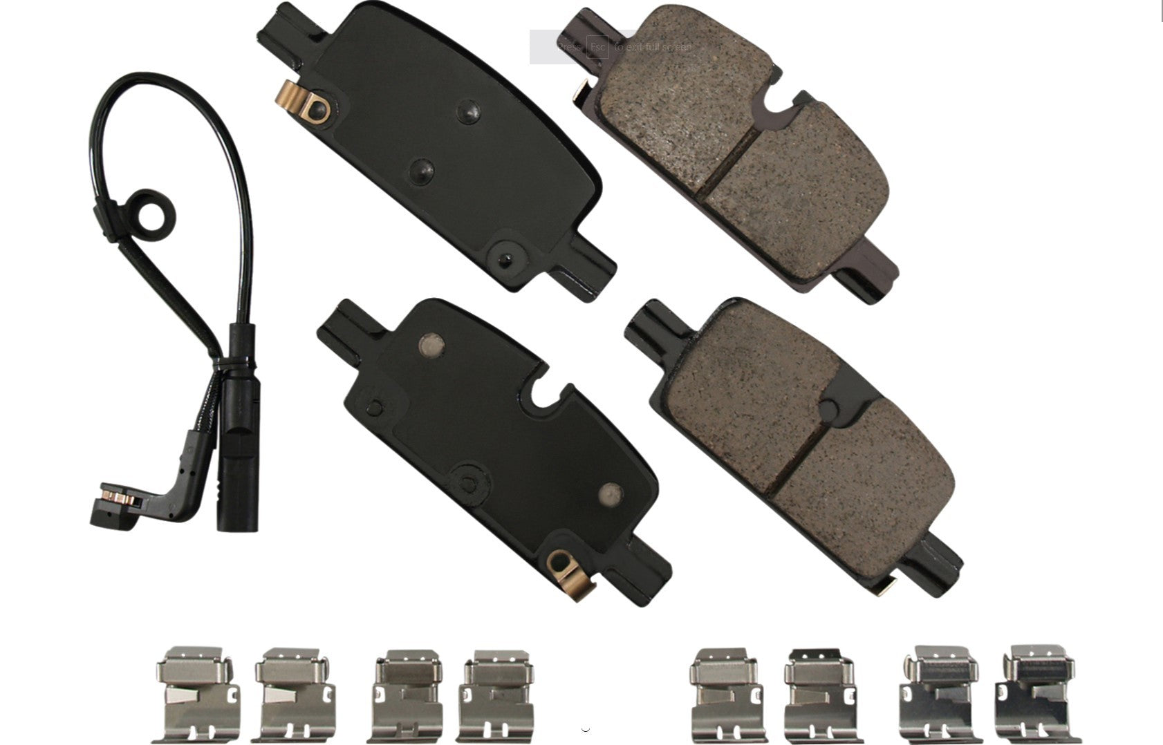 Akebono Brake Corporation Brake Pads ACT2174 — product image 1