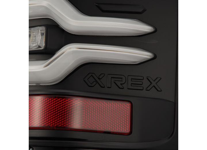 AlphaRex 2014-2018 Sierra 1500 and 2500/3500HD Luxx LED Tail Lights Alpha-Black With Activation Light & Seq Signal, Driver & Passenger - 630030 - image 10