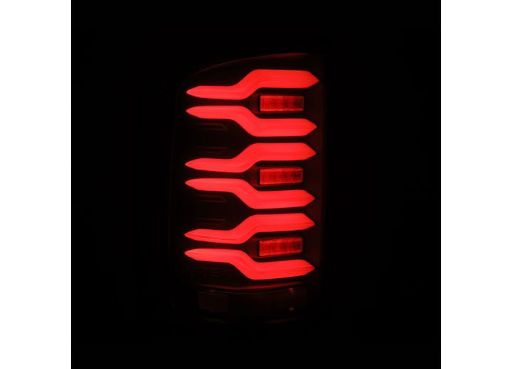 AlphaRex 2014-2018 Sierra 1500 and 2500/3500HD Luxx LED Tail Lights Alpha-Black With Activation Light & Seq Signal, Driver & Passenger - 630030 - image 7