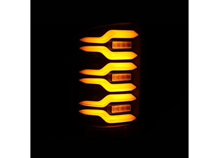 AlphaRex 2014-2018 Sierra 1500 and 2500/3500HD Luxx LED Tail Lights Alpha-Black With Activation Light & Seq Signal, Driver & Passenger - 630030 - image 5
