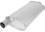 AP Exhaust Enforcer II 2.25 in Aluminized Steel Oval Muffler with Offset (O) Inlet and Center (C) Outlet - 3762 - image 4
