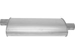 AP Exhaust Enforcer II 2.25 in Aluminized Steel Oval Muffler with Offset (O) Inlet and Center (C) Outlet - 3762 - image 2