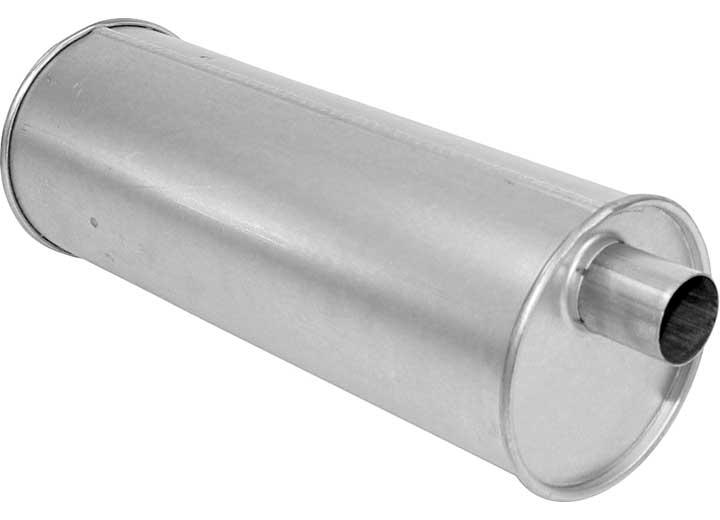 AP Exhaust 2 in Aluminized Steel Oval Muffler with Offset (O) Inlet and Offset (O) Outlet - 700152 - image 3