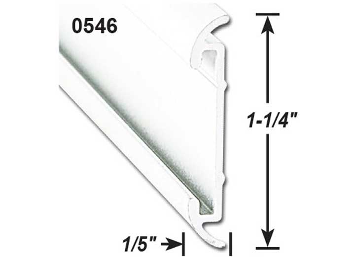 AP Products Flat Trim With Insert- Mill- 16 ft - 021-54603-16 - image 2