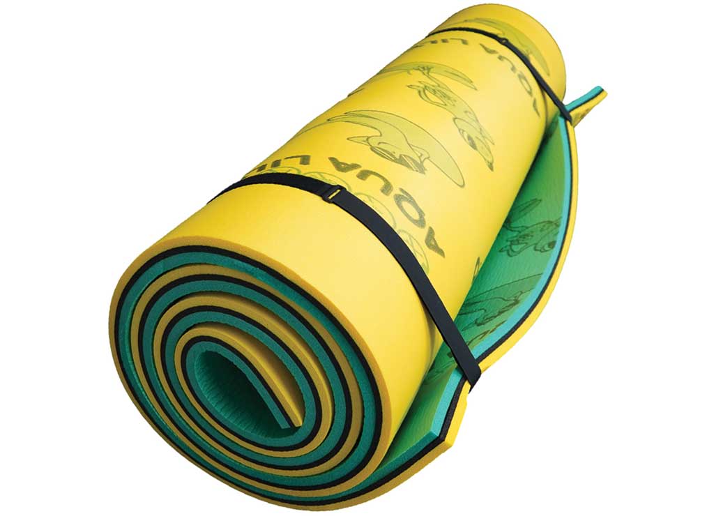 Aqua Lily Pad Floating Mat with Duracore, 6' x 20', Yellow, Green - 3ALP20 - image 2