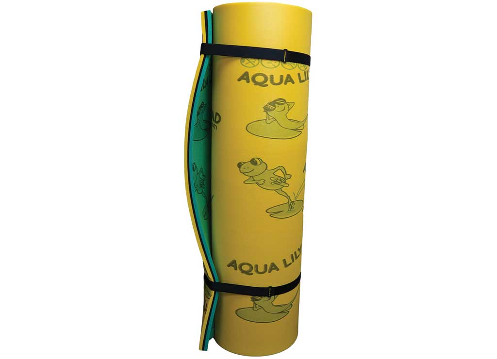 Aqua Lily Pad Floating Mat with Duracore, 6' x 20', Yellow, Green - 3ALP20 - image 3