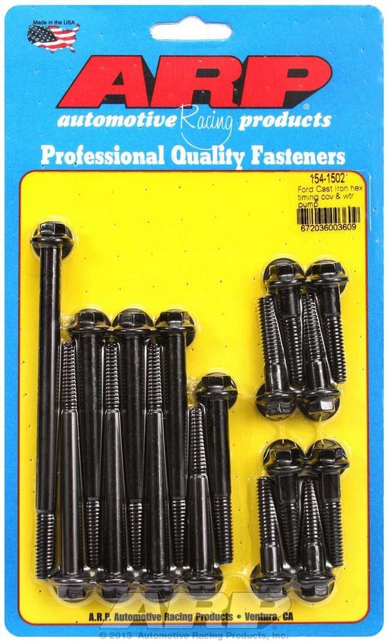 ARP Timing Cover And Water Pump Bolt Kit 154-1502 — product image 1