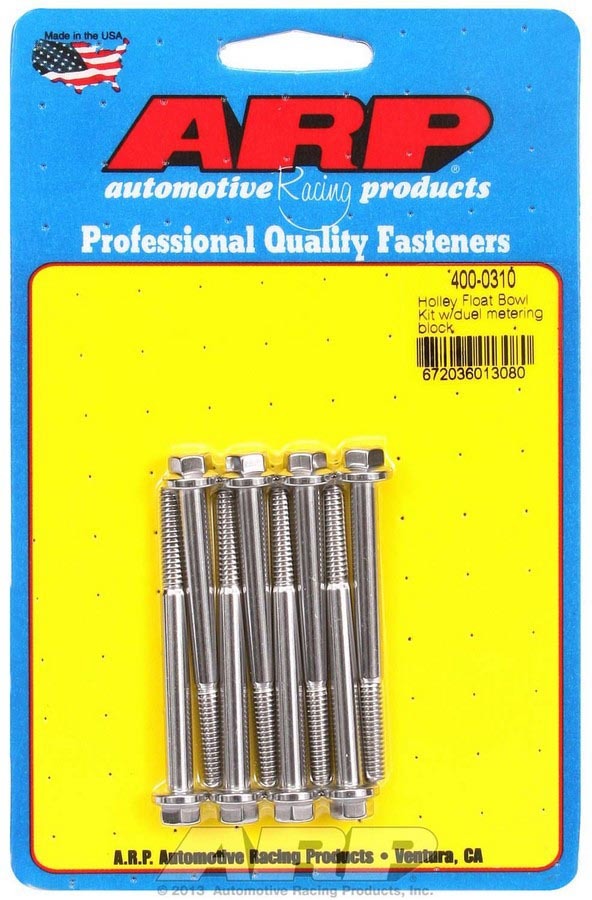 ARP Carburetor Float Bowl Bolt 400-0310 — product image 1