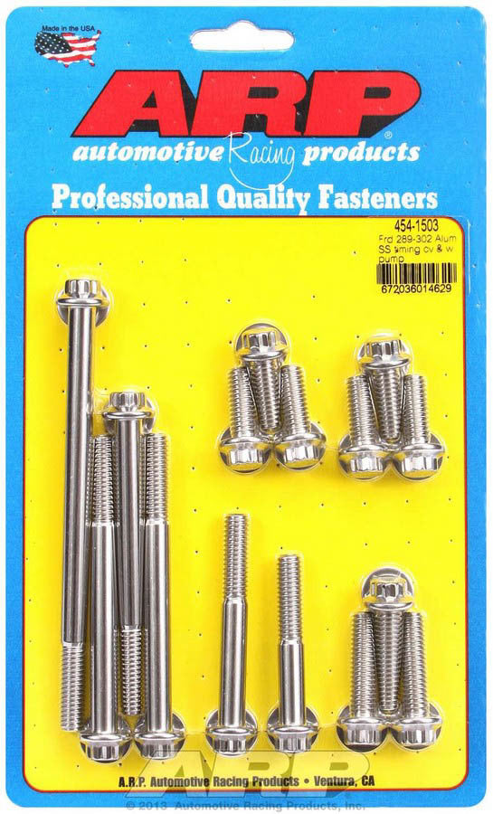 ARP Timing Cover And Water Pump Bolt Kit 454-1503 — product image 1