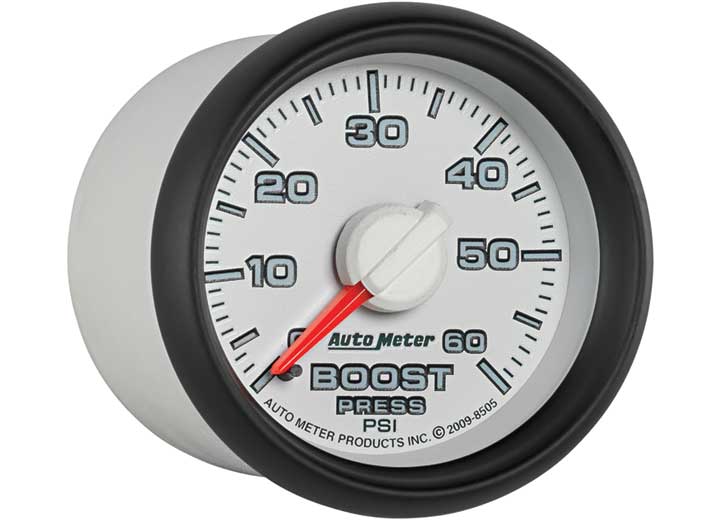 AutoMeter 2-1/16 in Boost, 0-60 PSI, Mech, Dodge Factory Match - 8505 - image 2