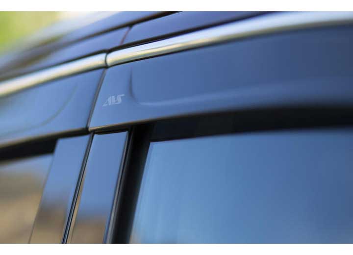 Auto Ventshade Ventvisor Low Profile 4Pc Smoke With Chrome Trim for 2020-2025 Hyundai Palisade - 794042 - image 6