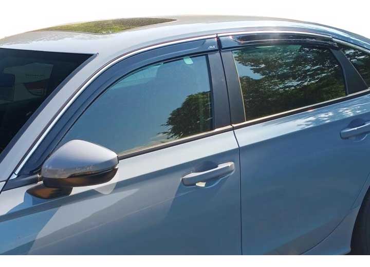 Auto Ventshade Ventvisor Low Profile 4Pc Smoke With Chrome Trim for 2020-2025 Hyundai Palisade - 794042 - image 2