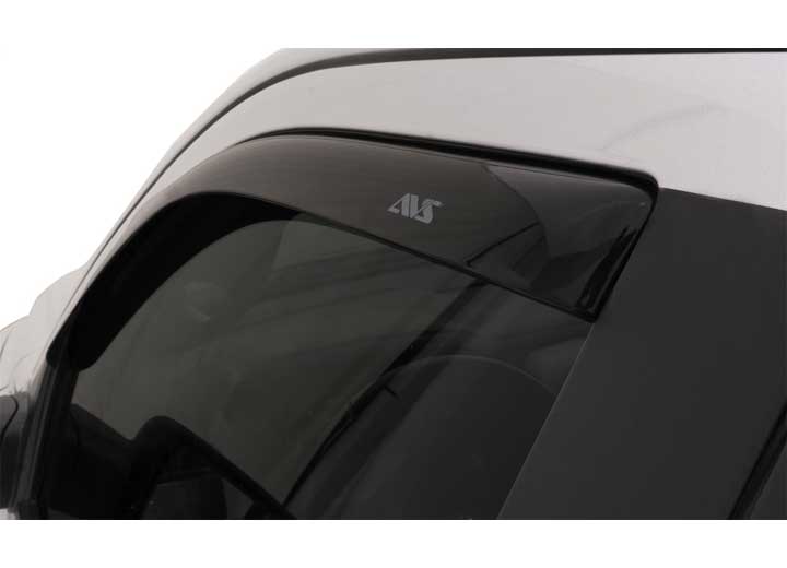 Auto Ventshade Smoke In-Channel Ventvisors, 2-Piece Set (Fits 2-Door Model Only) for 2007-2017 Jeep Wrangler and 2018 Jeep Wrangler JK - 192328 - image 2