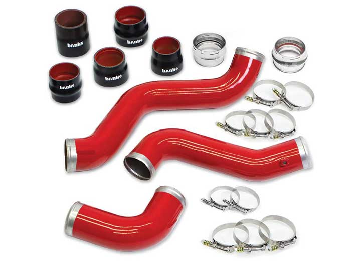 Banks Power Boost Tube System Chevy, GMC 6.6L Duramax L5P Red, Hot & Cold - 26005 - image 6