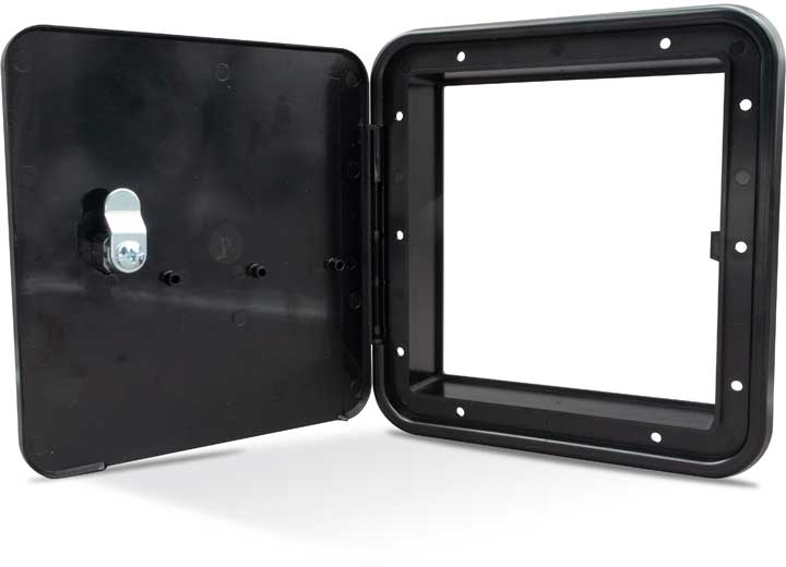 B&B Molders Multi-Purpose/Fuel Hatch Without Back, Key Lock, Black - 94308 - image 2