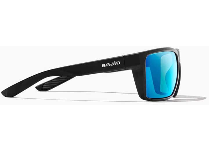 Bajio Sunglasses Bajio Stiltsville Sunglasses, Black Matte, Blue Mirror - STI220011 - image 2