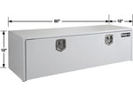 Buyers Products 18x18x60, White Steel Underbody Truck Box - 1702415 - image 3