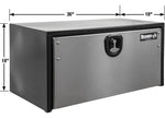 Buyers Products 18x18x36 Black Steel Underbody Truck Box With Stainless Steel Door, Black & Silver - 1702705 - image 2