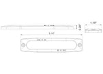 Buyers Products Ultra Thin 5 Inch Clear LED Strobe Light, White - 8892201 - image 4