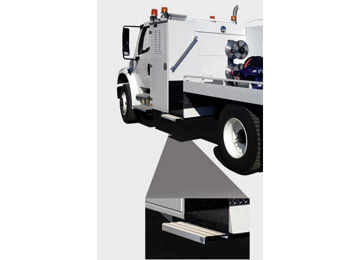 Carr Wts 16 in Retractable Step XP3 Black Pwdr Coat/Galvanized Non-Slip Grip Strut - 501620 - image 2