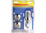 Convert-A-Ball Nickel-Plated Hitch Balls & Shank Set with 1" Regular Shank & 2" & 2-5/16" Balls - 904B - image 2