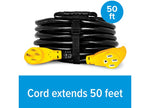 Camco Extension Cords and Power Strip, Black - 55199 - image 4