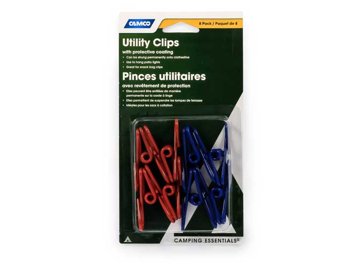 Camco Utility Clips-8 Pack, Bilingual - 51037 - image 3