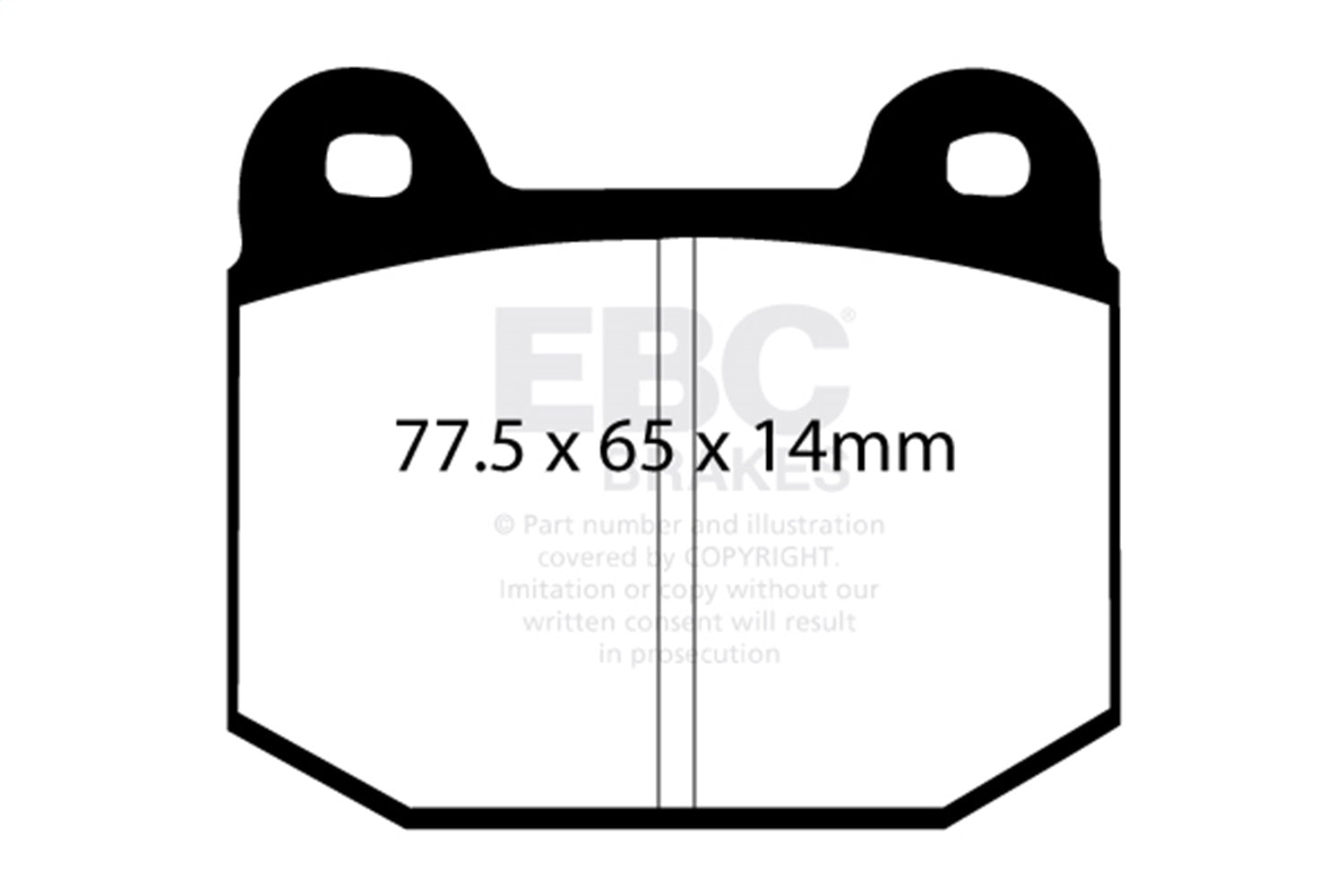 EBC Brakes Brake Pad Set DP2197/2 product image 3