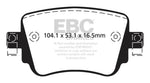 EBC Brakes Brake Pad Set DP22201 product image 2