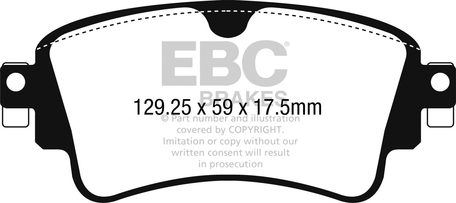 EBC Brakes Brake Pad Set DP22254 product image 2