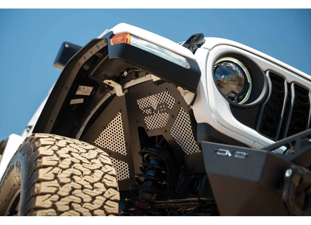 DV8 Offroad 2020-Current Gladiator Front Inner Fenders for 2018-2026 Jeep Wrangler - INFEND-06FB - image 26