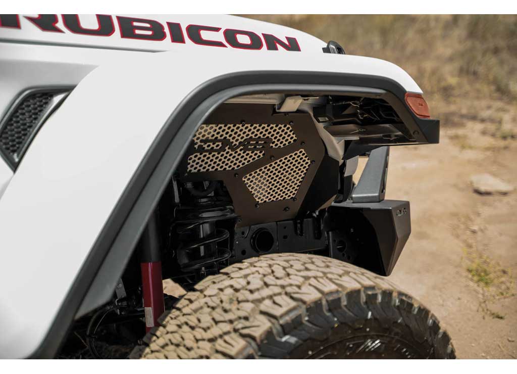 DV8 Offroad 2020-Current Gladiator Front Inner Fenders for 2018-2026 Jeep Wrangler - INFEND-06FB - image 25
