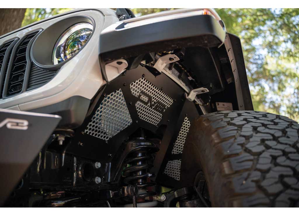 DV8 Offroad 2020-Current Gladiator Front Inner Fenders for 2018-2026 Jeep Wrangler - INFEND-06FB - image 21
