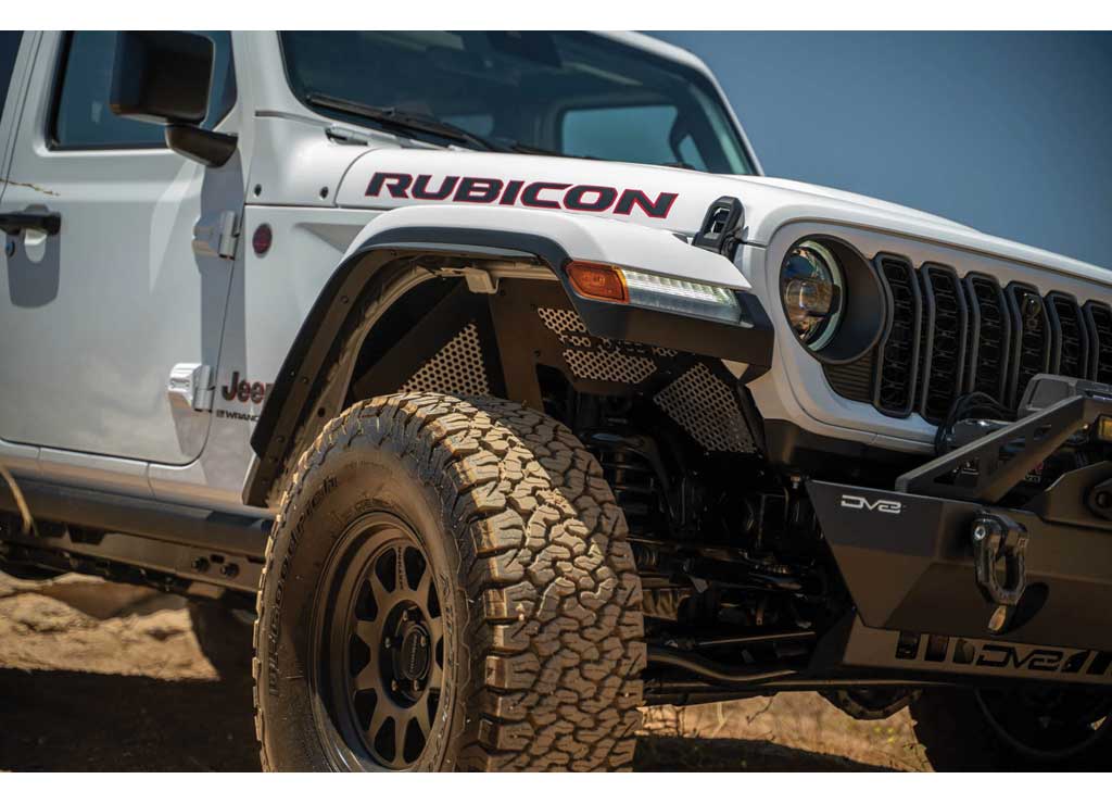 DV8 Offroad 2020-Current Gladiator Front Inner Fenders for 2018-2026 Jeep Wrangler - INFEND-06FB - image 16
