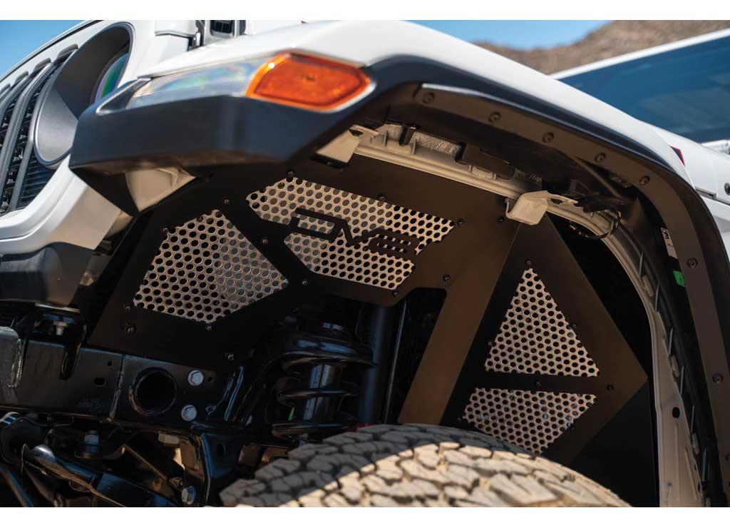 DV8 Offroad 2020-Current Gladiator Front Inner Fenders for 2018-2026 Jeep Wrangler - INFEND-06FB - image 7