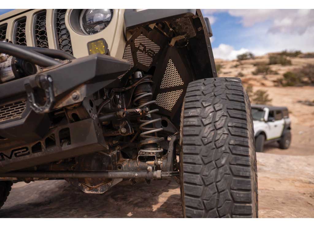 DV8 Offroad 2020-Current Gladiator Front Inner Fenders for 2018-2026 Jeep Wrangler - INFEND-06FB - image 3