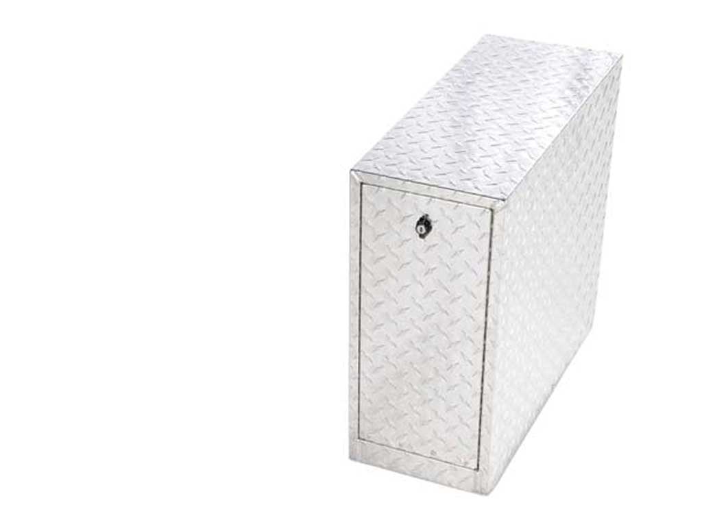Dee Zee DeeZee Wheel Well Toolbox With Drawers, 20.5"L x 8.5"W x 18.875"H, Silver - DZ95DA - image 6