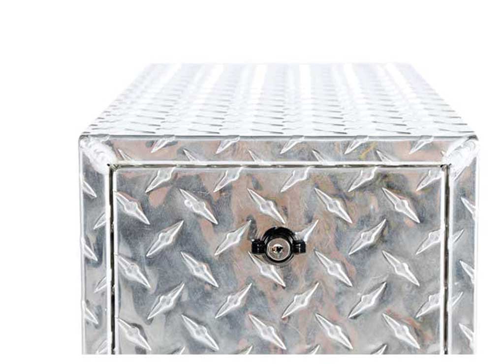 Dee Zee DeeZee Wheel Well Toolbox With Drawers, 20.5"L x 8.5"W x 18.875"H, Silver - DZ95DA - image 3