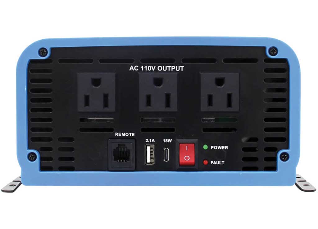 Eaton 1500W Pure Sine Wave Power Inverter, 1,500 Watt Power Inverter & Supply Wattage - PINV1500SW-120 - image 4