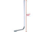 Extreme Max Post Trailer Guide-On, 65", Galvanized Uprights with Stainless Steel Hardware - 3005.5545 - image 2