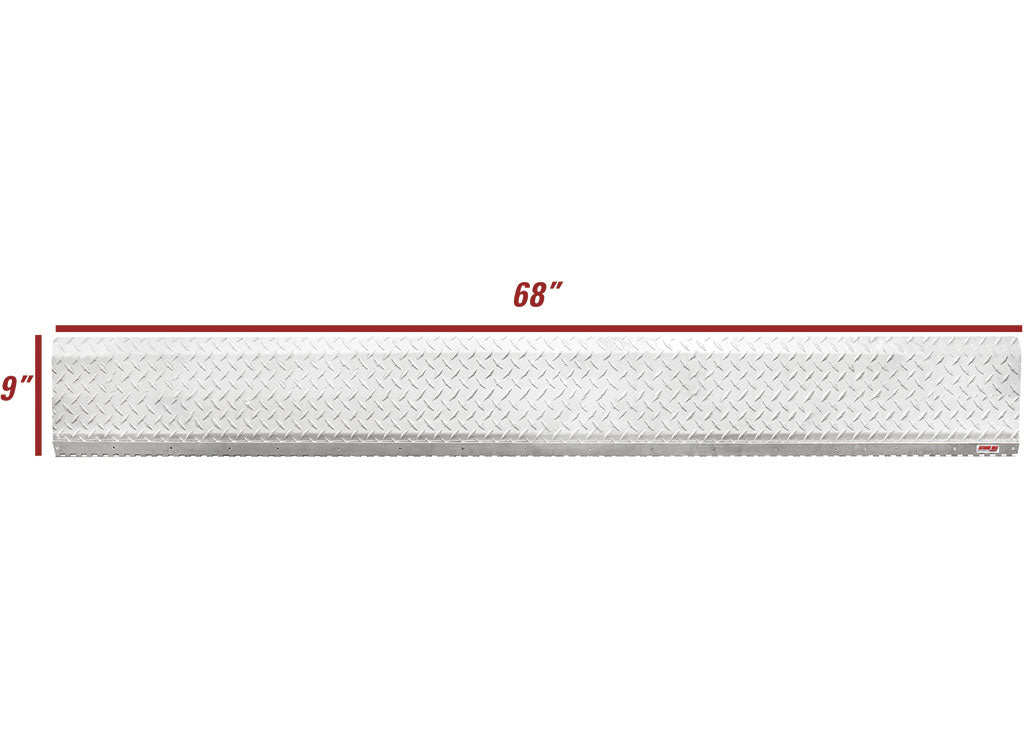 Extreme Max Hinged Aluminum Trailer Door Slider Plate, 68" x 9" - 3005.9062 - image 3