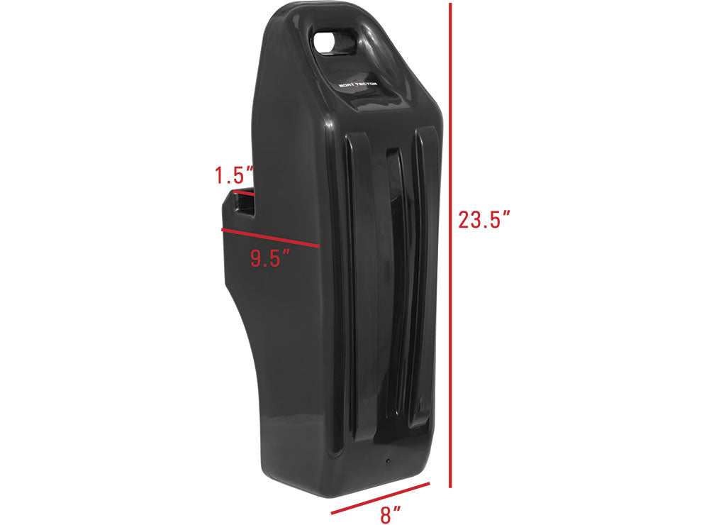 Extreme Max Pontoon-Specific Inflatable Boat Fender with Locking Grip Handle, Black Hardware - 3006.8758 - image 4