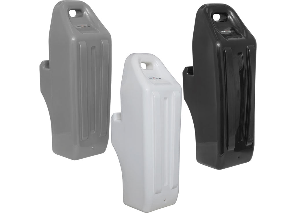 Extreme Max Pontoon-Specific Inflatable Boat Fender with Locking Grip Handle, Black Hardware - 3006.8758 - image 2