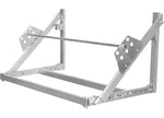 Extreme Max Wall-Mount Aluminum Fold-Up Tire Rack For Race Trailer, Garage Shop, Enclosed Trailer 4 ft Silver - 5001.6458 - image 6