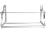 Extreme Max Wall-Mount Aluminum Fold-Up Tire Rack For Race Trailer, Garage Shop, Enclosed Trailer 4 ft Silver - 5001.6458 - image 5
