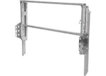 Extreme Max Wall-Mount Aluminum Fold-Up Tire Rack For Race Trailer, Garage Shop, Enclosed Trailer 4 ft Silver - 5001.6458 - image 4