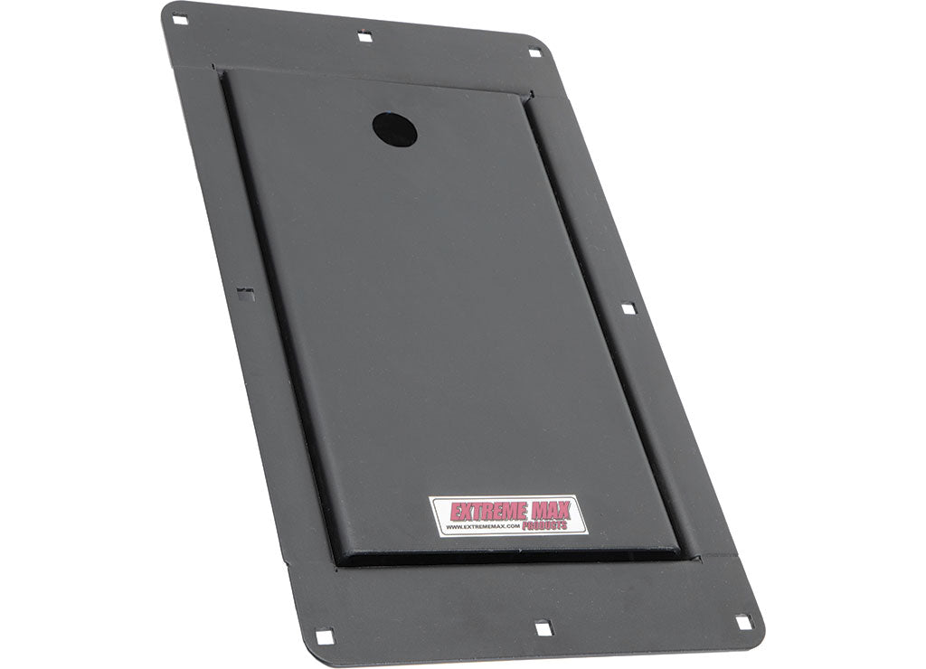 Extreme Max Flip-Up Recessed Flush-Mount Motorcycle Wheel Chock for Enclosed Trailers, 16" - 5001.6501 - image 9