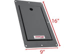 Extreme Max Flip-Up Recessed Flush-Mount Motorcycle Wheel Chock for Enclosed Trailers, 16" - 5001.6501 - image 6